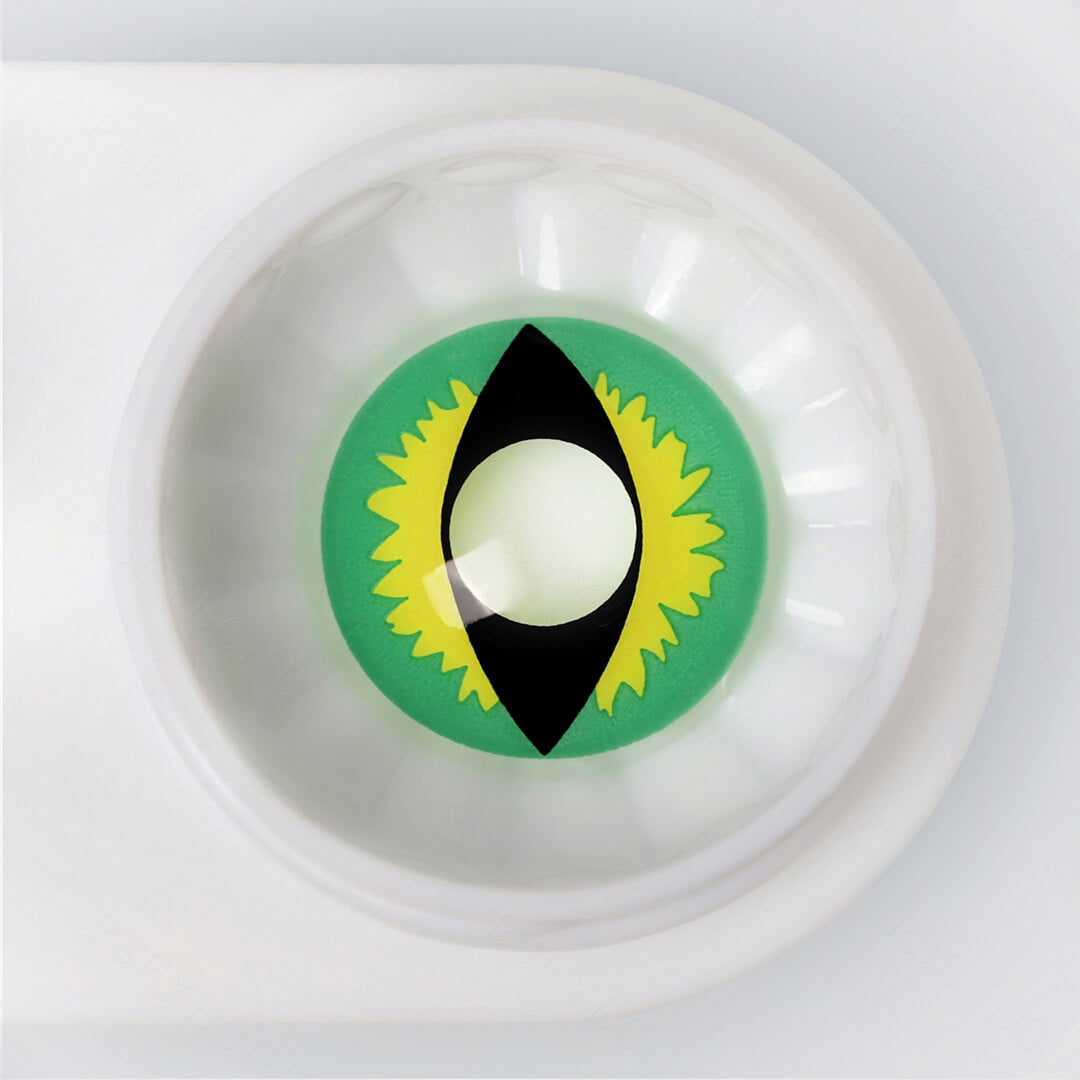 Green Dragon Eye Cosplay Contacts