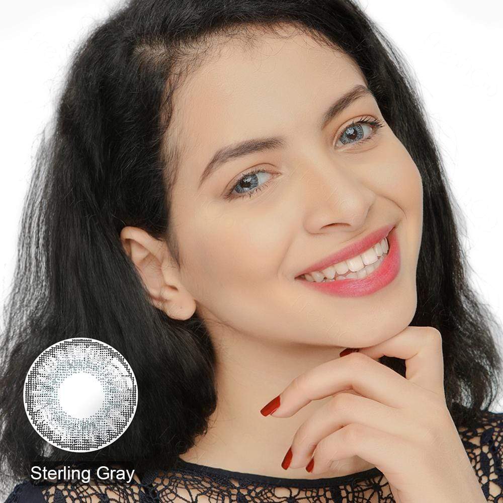 3 Tone Sterling Gray Yearly Colored Contacts