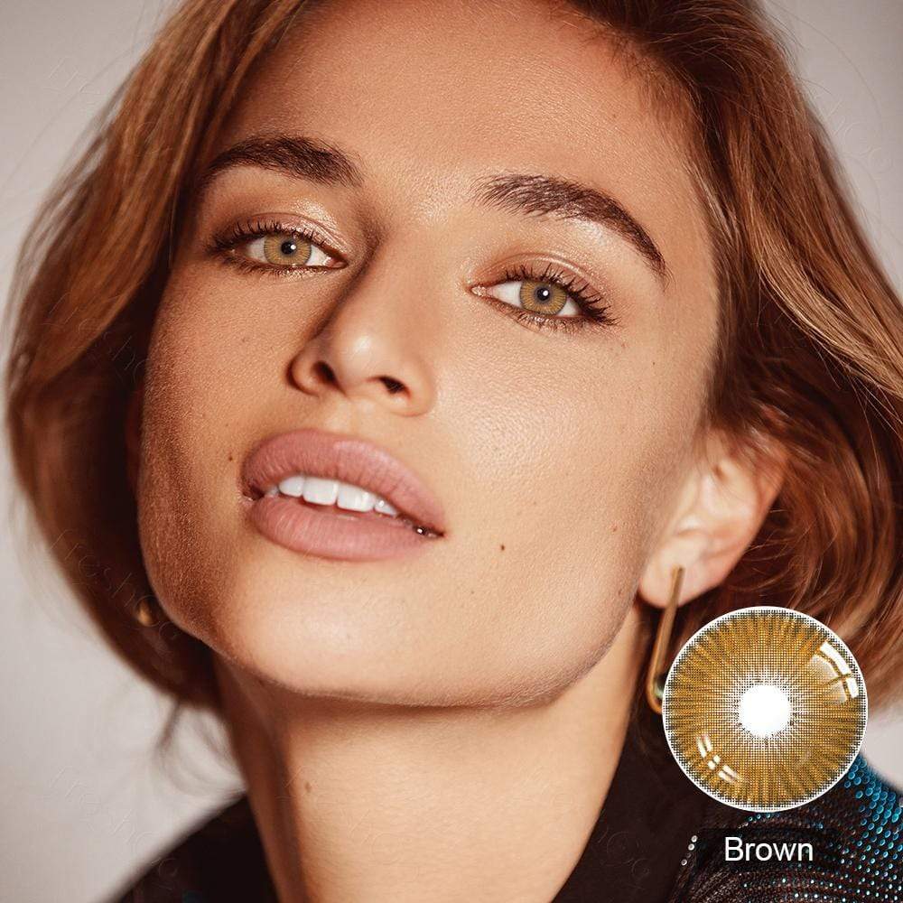 Fiesta Brown Yearly Colored Contacts