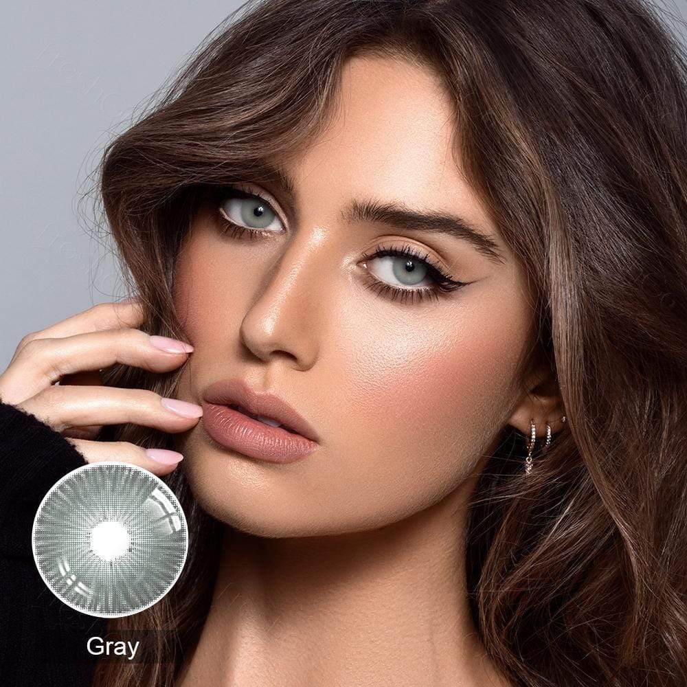 Fiesta Gray Yearly Colored Contacts
