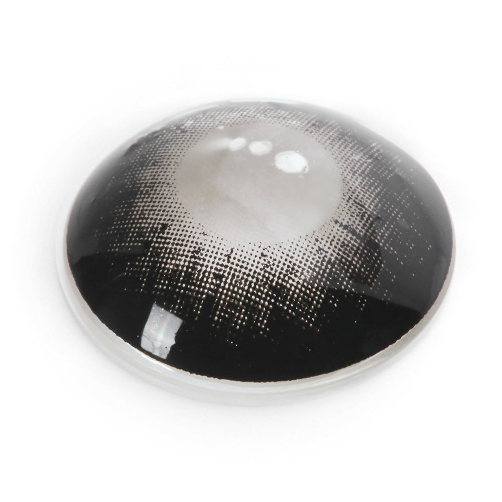 Supersize Black Colored Contacts