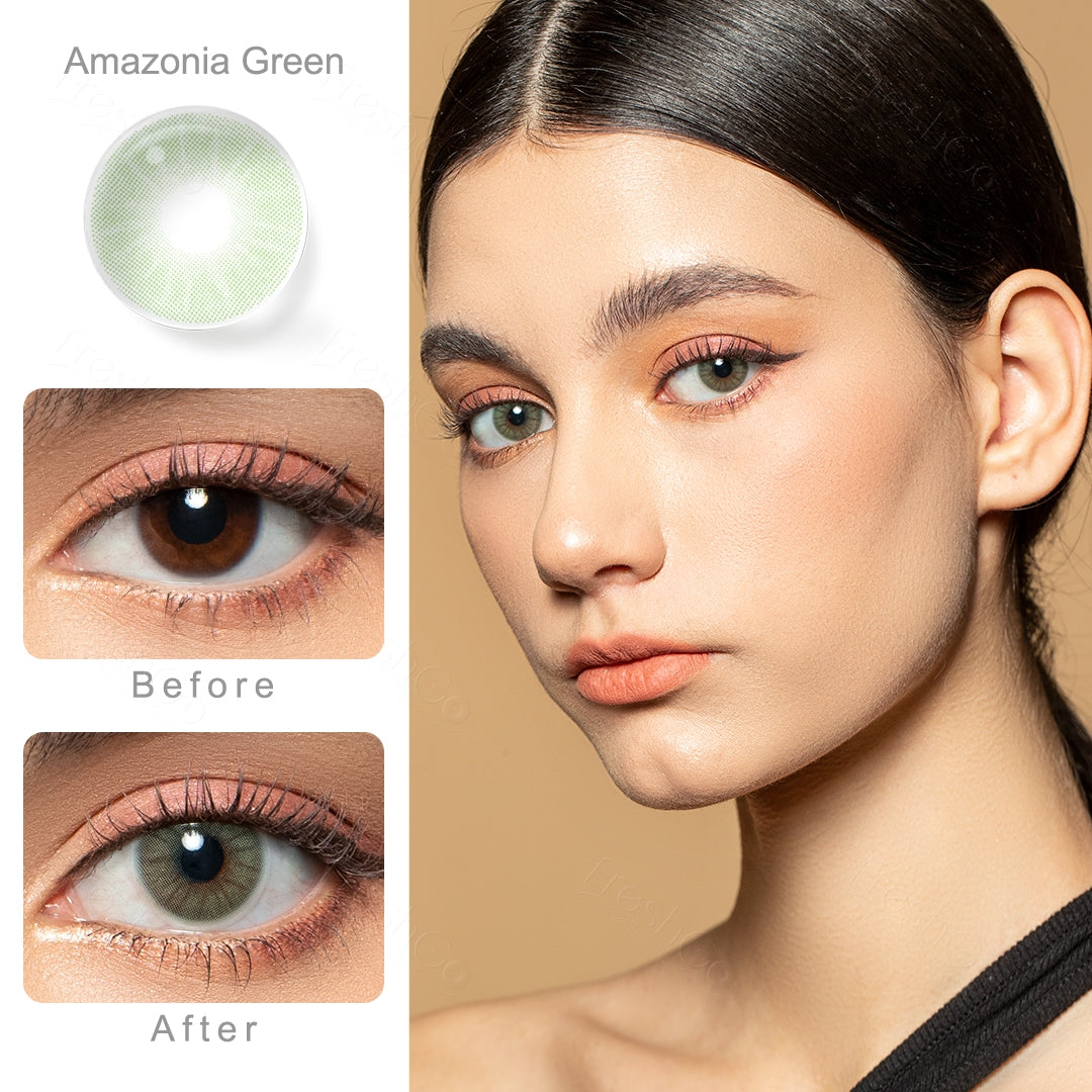 Hidrocor Gen 3 Amazonia Green Contacts