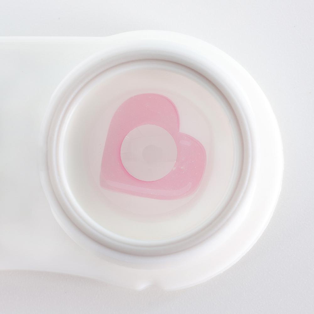 Pink Heart Halloween Cosplay Contacts