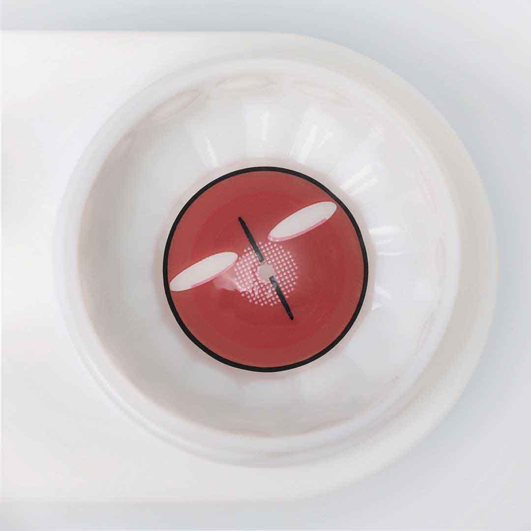 Demon Nezuko Pink Halloween Cosplay Contacts