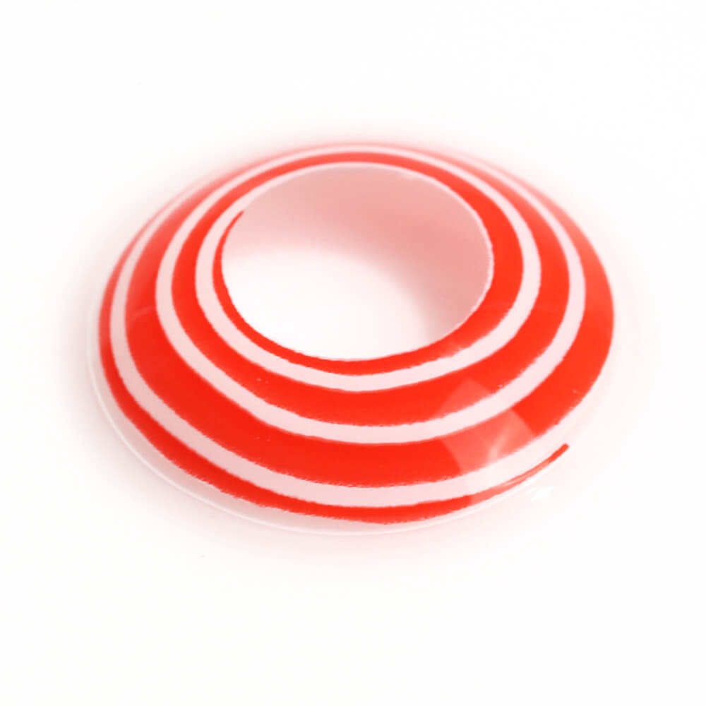 Red Spiral Halloween Cosplay Contacts