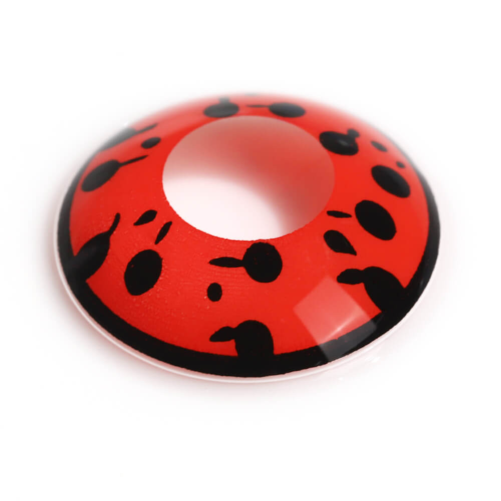 Red Spots Halloween Cosplay Contacts