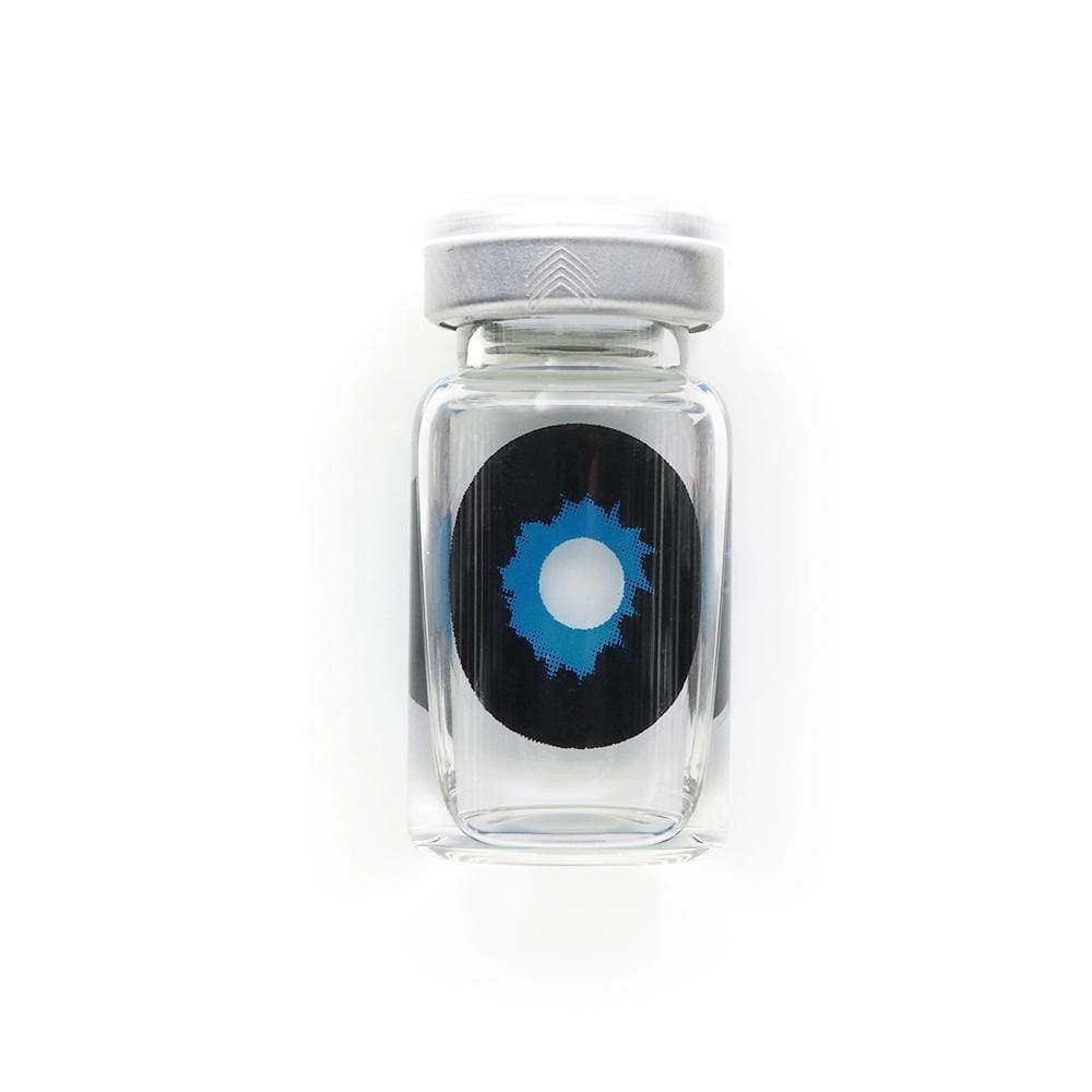 Black And Blue Sclera Halloween Lenses
