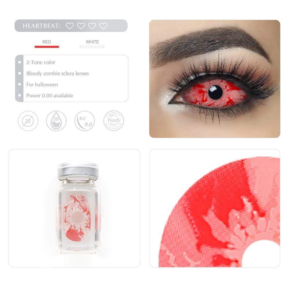 Bloody Zombie Sclera Halloween Lenses