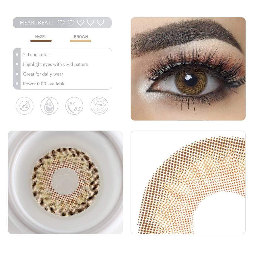 Symphony 3Con Hazel Yearly Colored Contacts