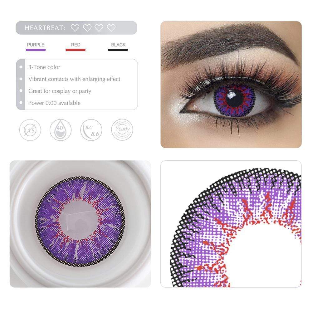 Men's Nonno Purple Colored Contacts
