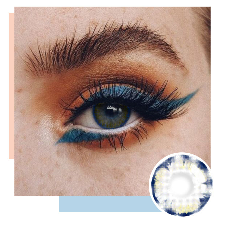 Pro Blue Yearly Colored Contacts