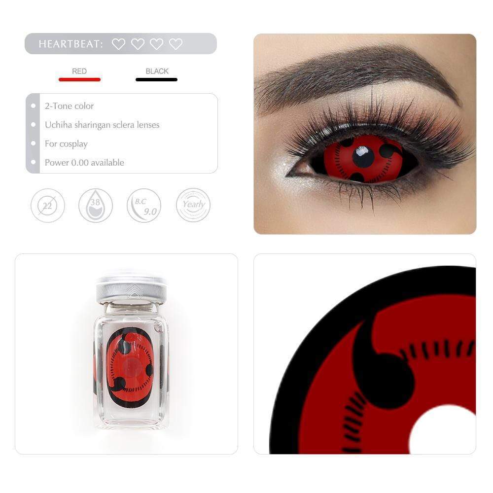 Uchiha Sharingan Sclera Halloween Lenses