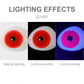 UV Glow Red Mini Sclera Contacts