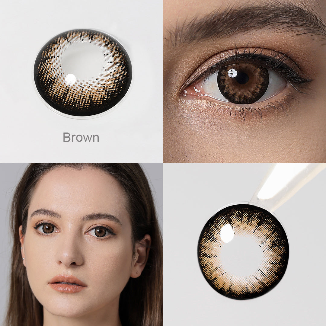 Supersize Brown Colored Contacts