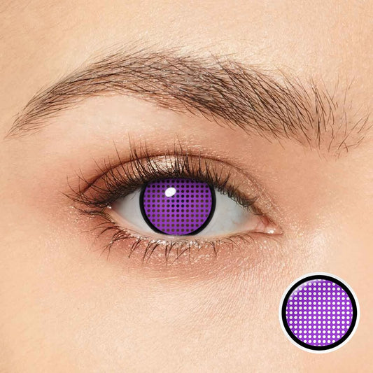 Purple Mesh Contacts