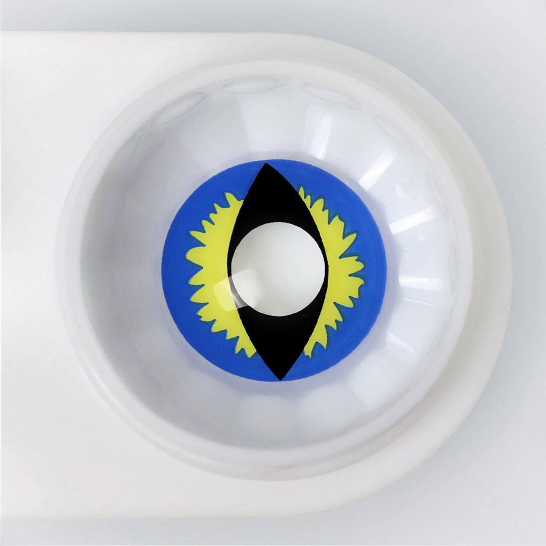 Blue Dragon Eye Cosplay Contacts