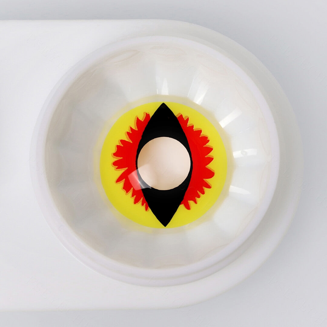 Yellow Dragon Eye Cosplay Contacts