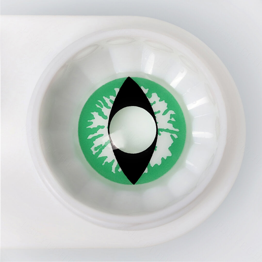 Light Green Dragon Eye Cosplay Contacts