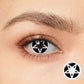 Black White Pentagram Contacts