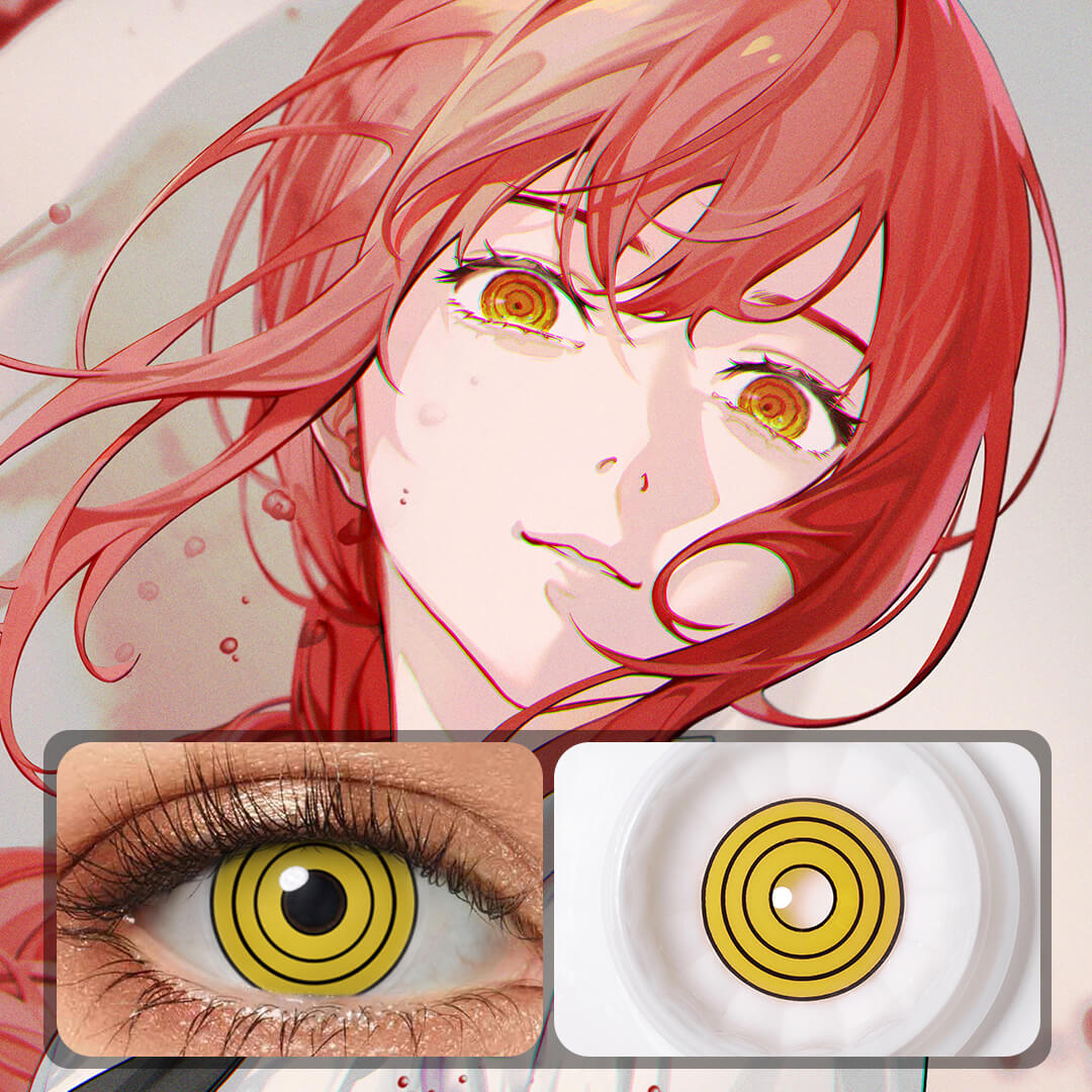 Makima Eye Comic Contacts