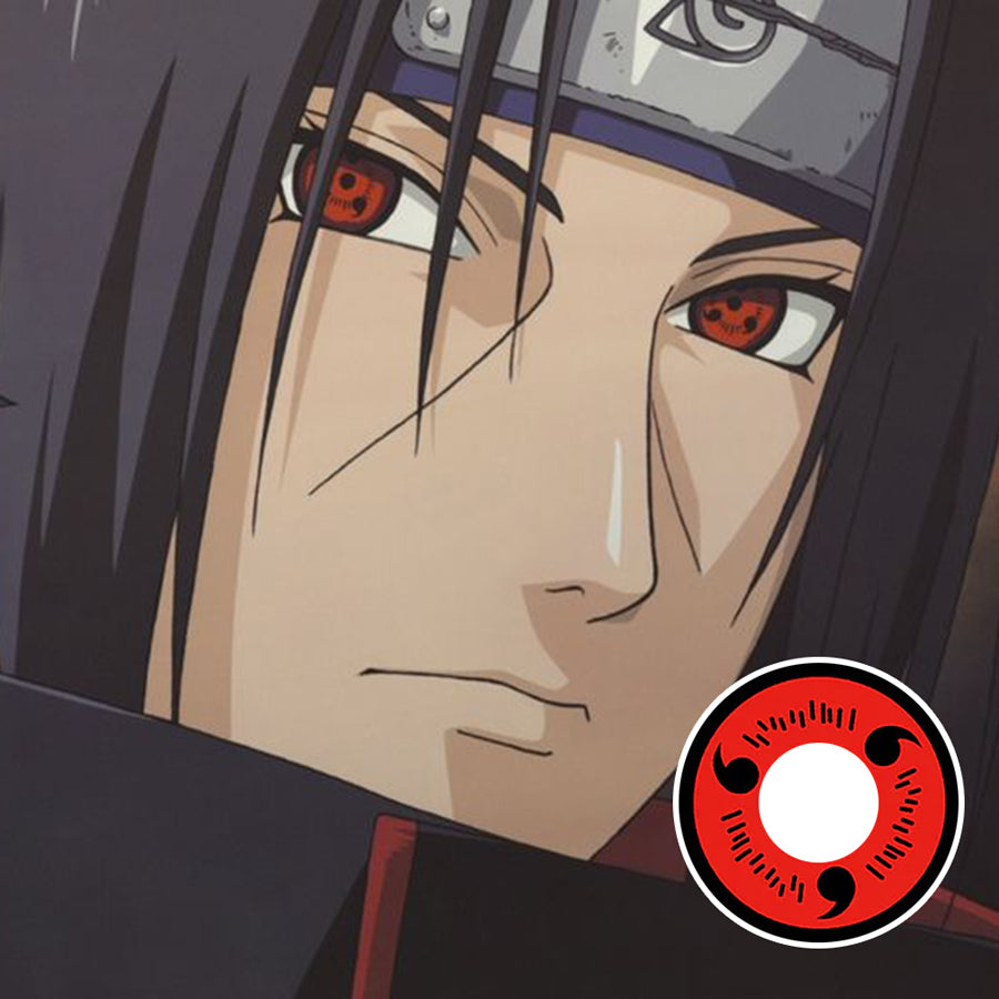 Naruto Sasuke Sharingan Cosplay Contacts