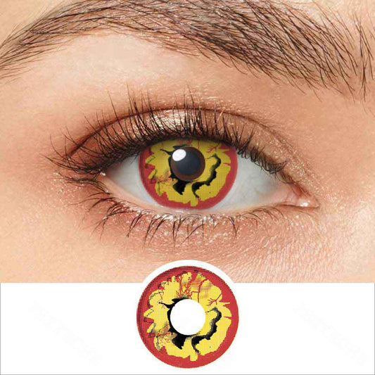 Genie Yellow Colored Contacts