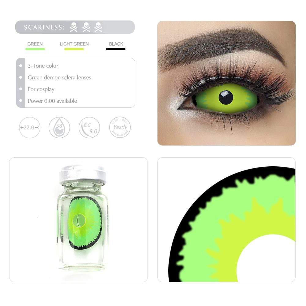 Green Demon Sclera Lenses