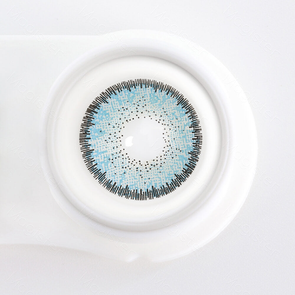 Bloom Blue Poppy Contact Lenses