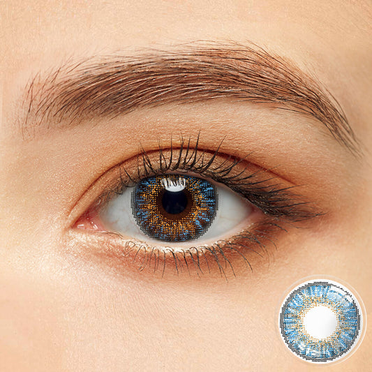 Star True Sapphire Contact Lenses