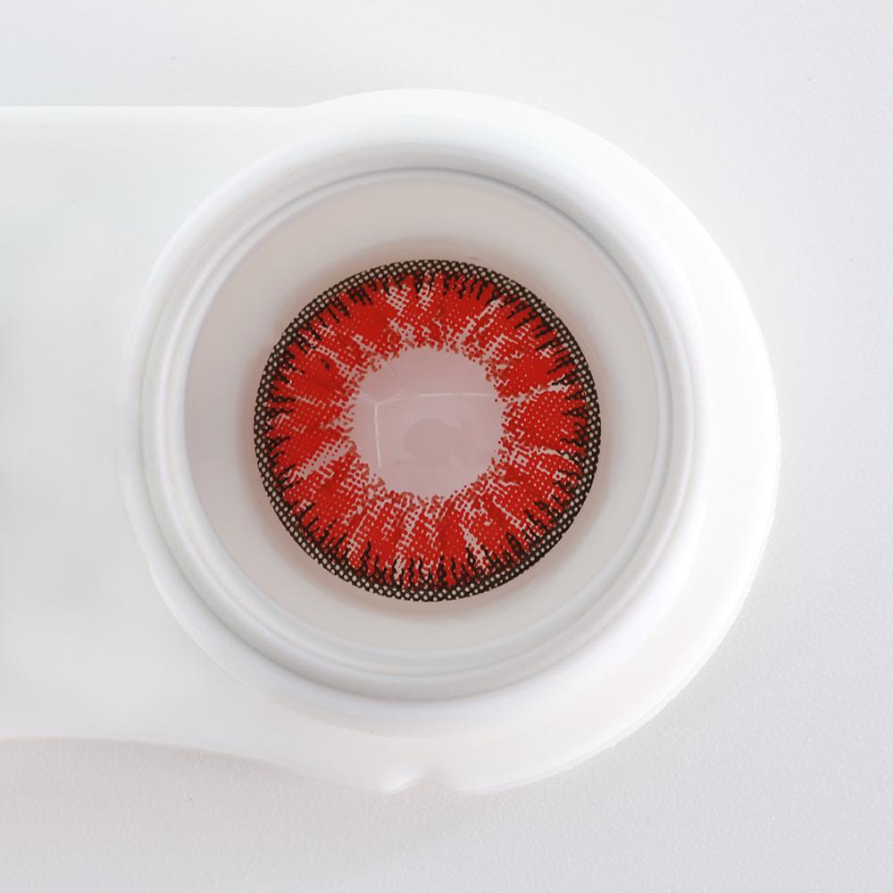 Men's Nonno Red Colored Contacts