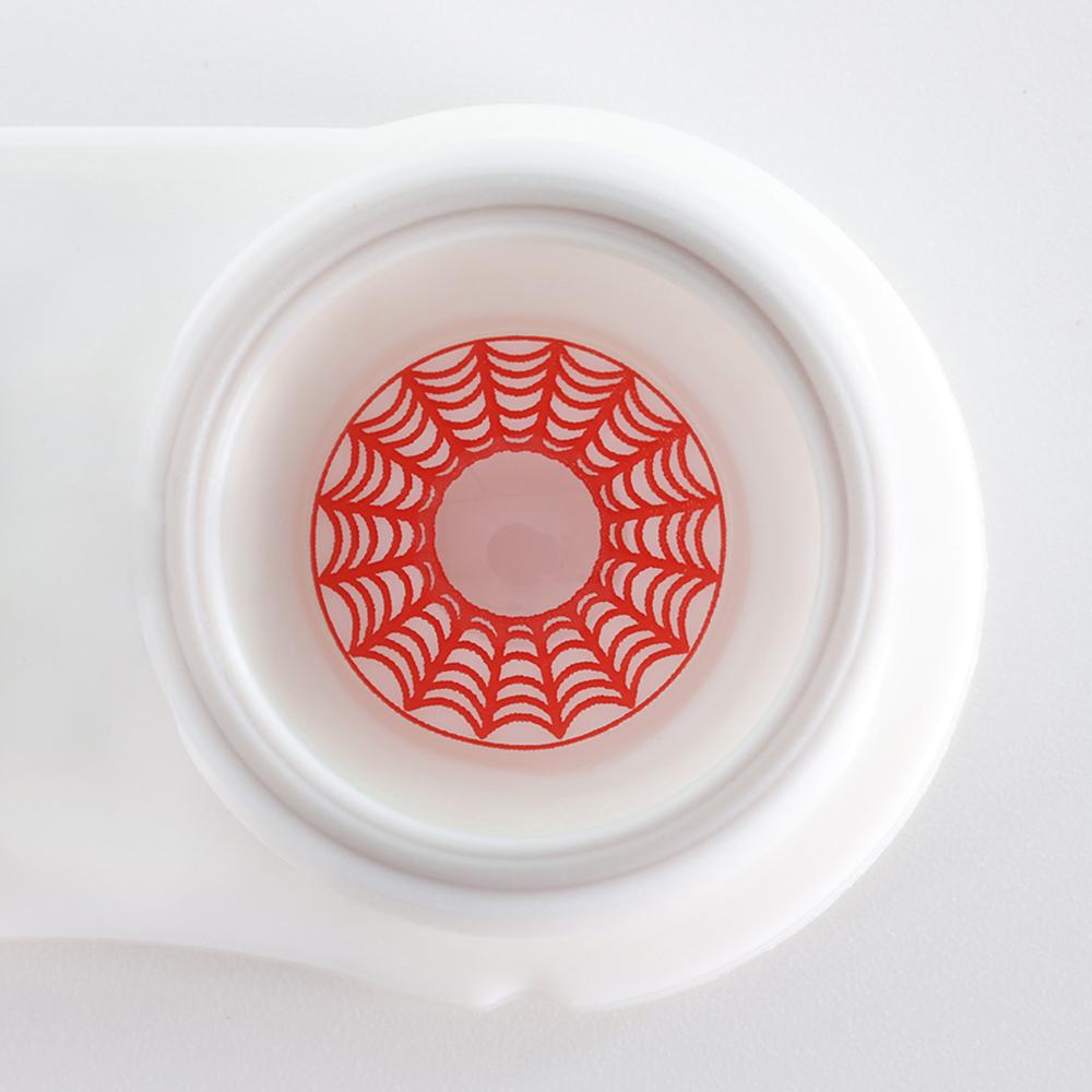 Red Spider Web Halloween Cosplay Contacts