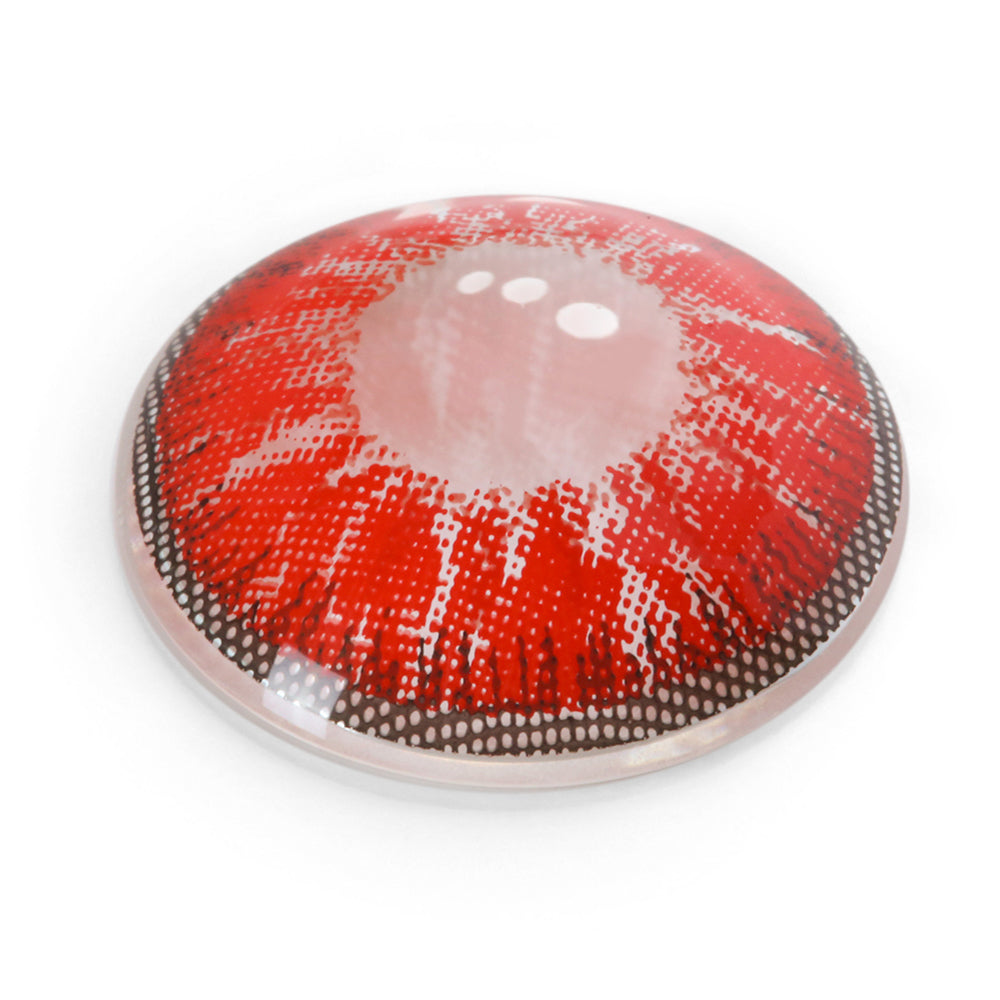 Men's Nonno Red Colored Contacts