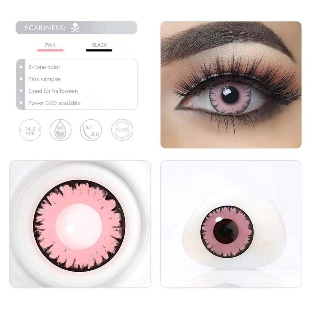 Pink Twilight Vampire Cosplay Contacts