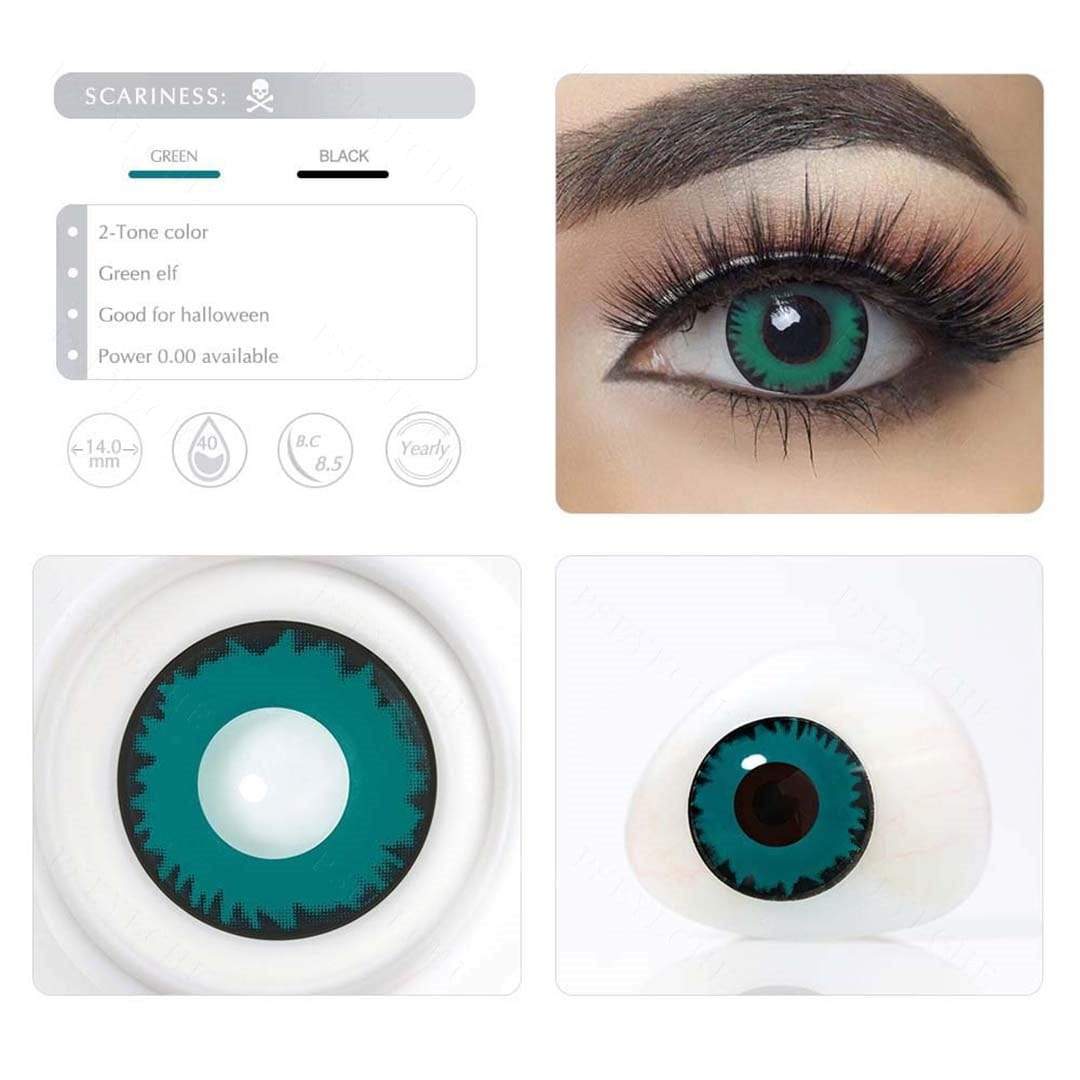 Green Elf Cosplay Contacts