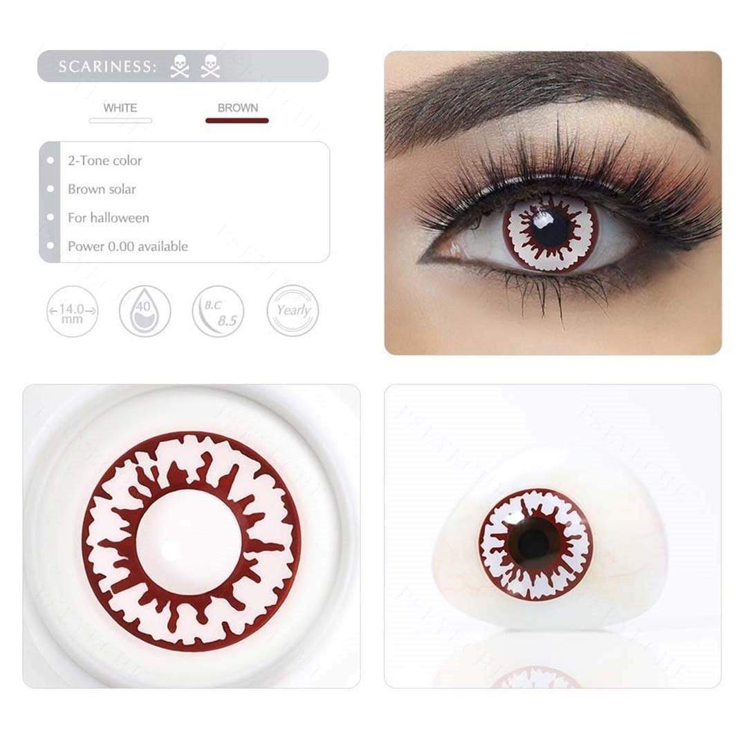 Brown Solar Halloween Cosplay Contacts