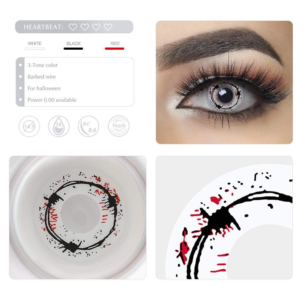 Barbed Wire Halloween Cosplay Contacts