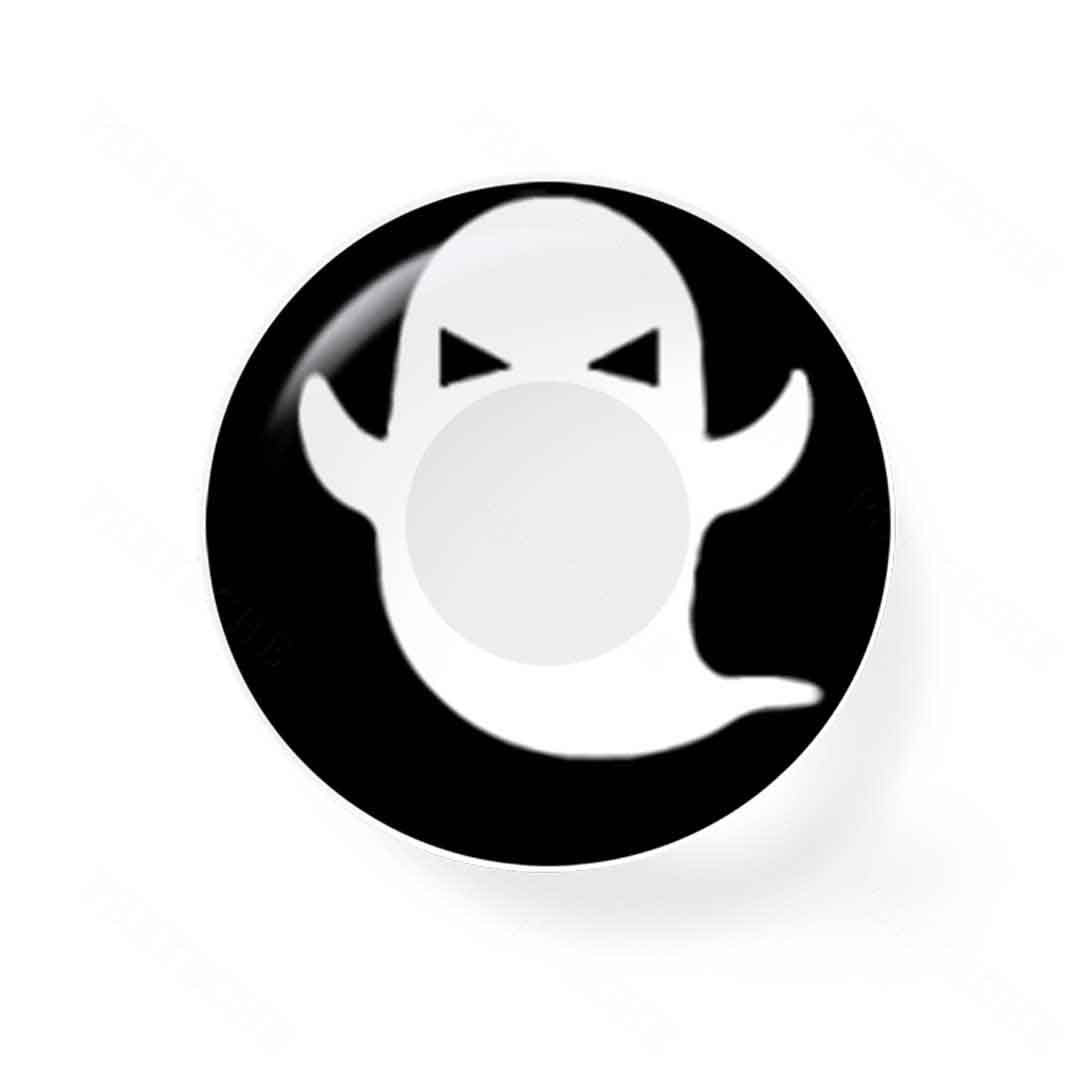 Ghost Contacts Halloween White Ghost Colored Contacts – Lenself
