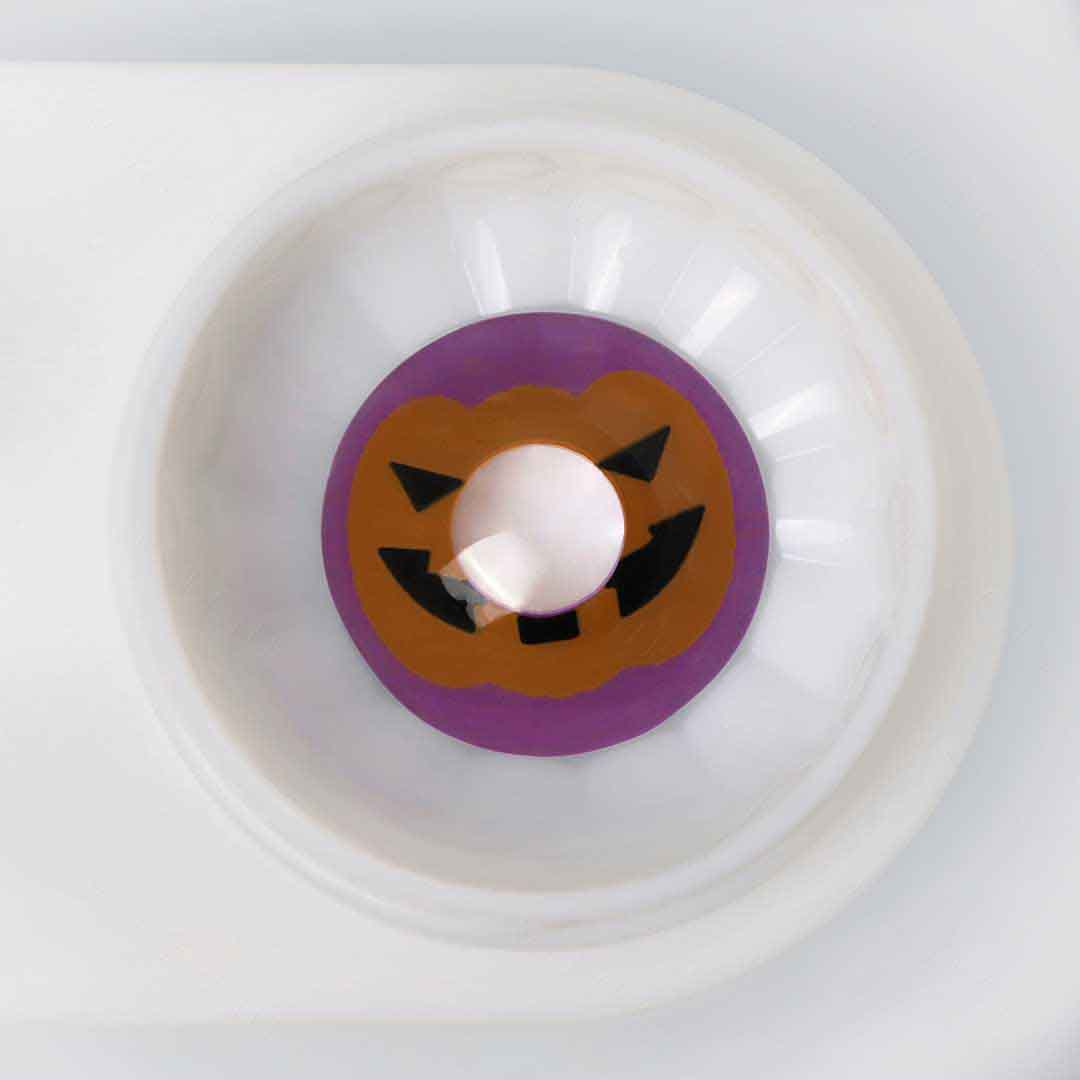 Halloween Pumpkin Colored Contacts