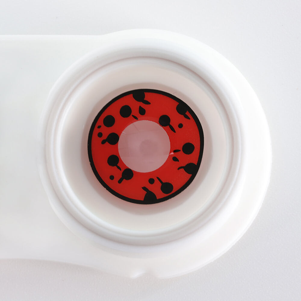 Red Spots Halloween Cosplay Contacts