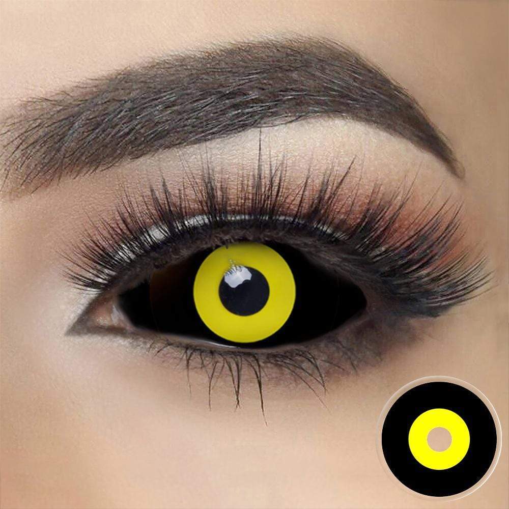 Sith Ichigo Black and Yellow Sclera Halloween Lenses