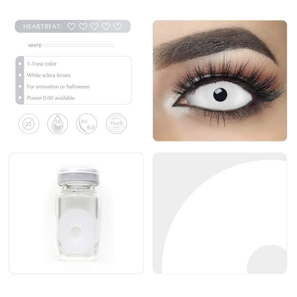 White Sclera Halloween Lenses