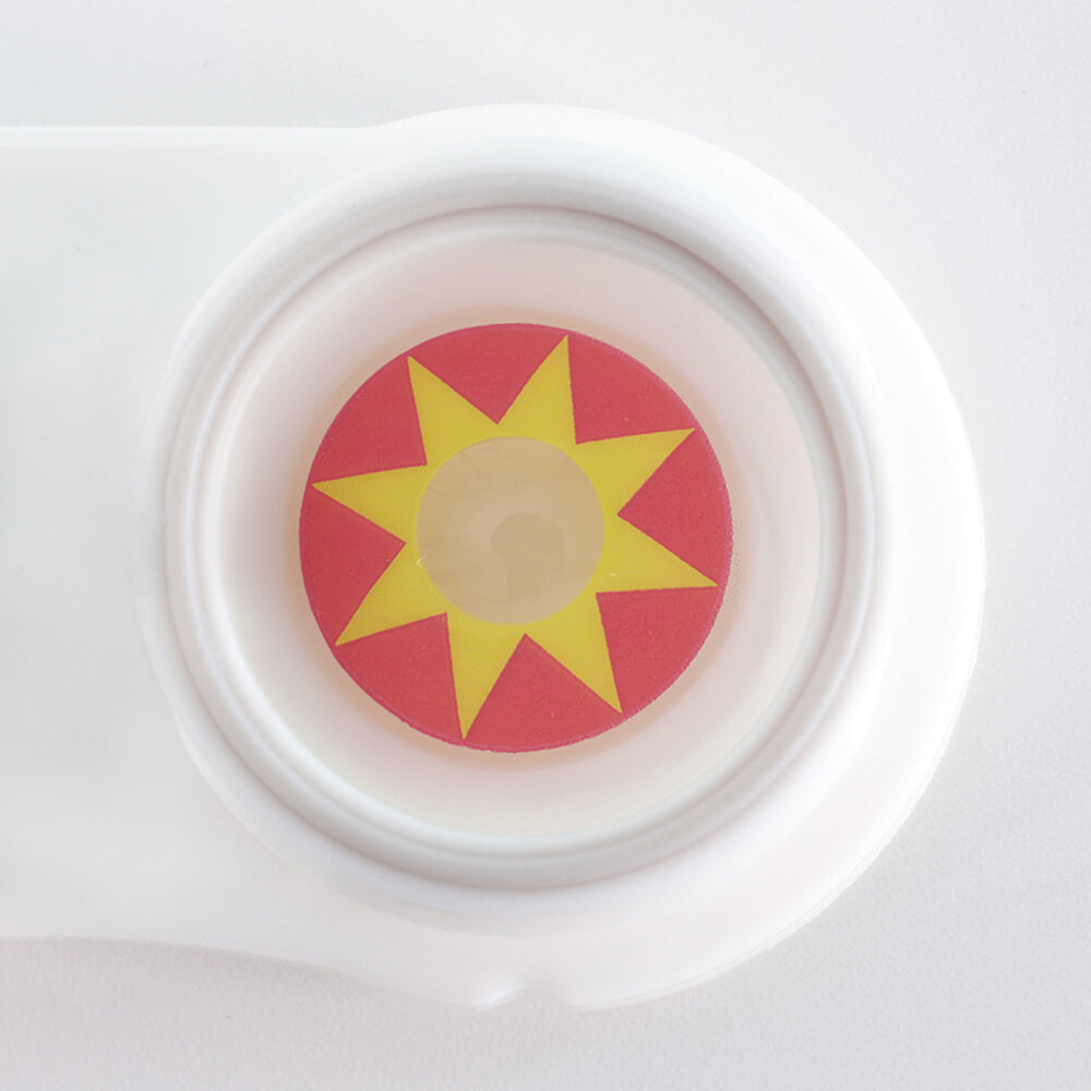 Yellow Star Anise Halloween Cosplay Contacts