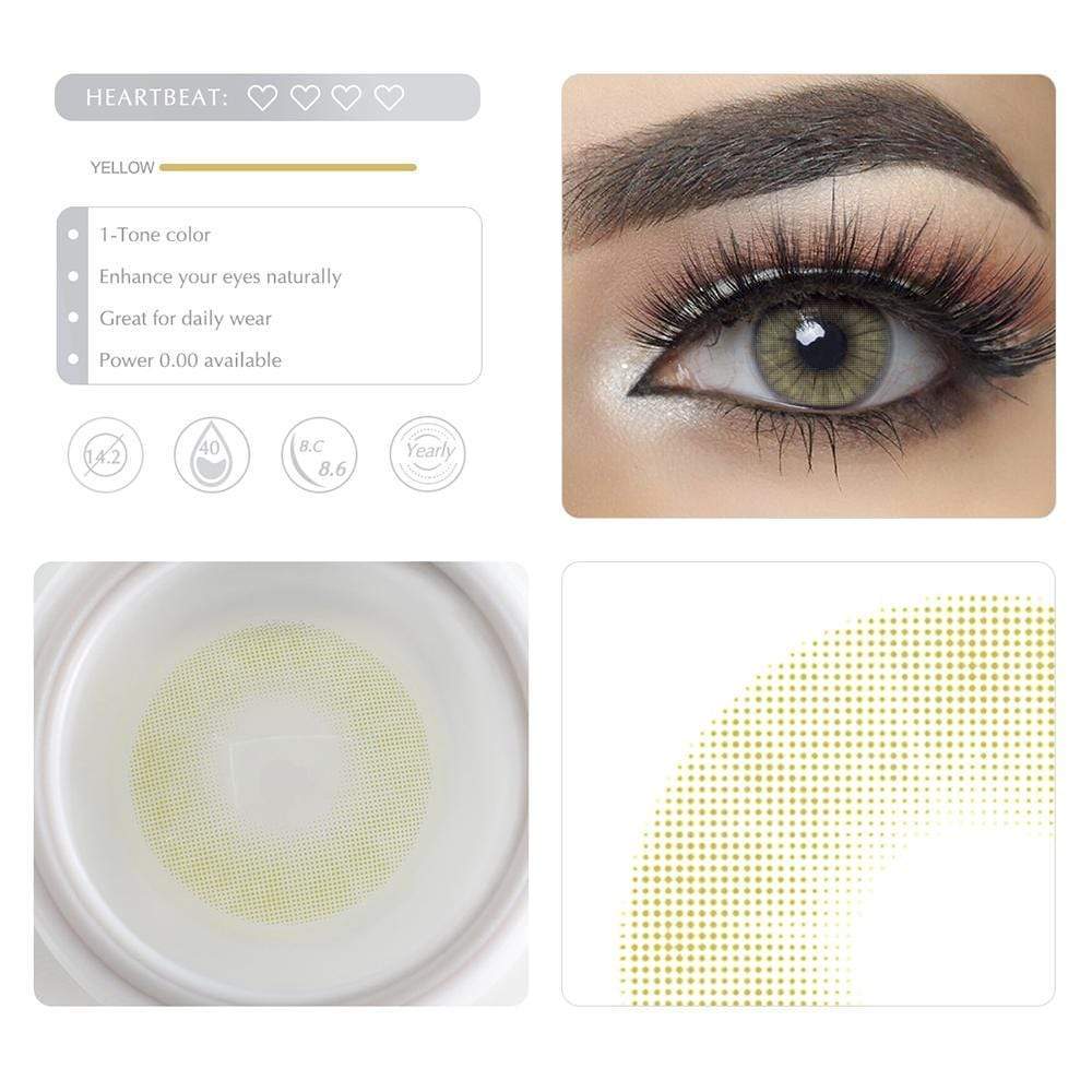 Hidrocor II Giallo Yearly Colored Contacts