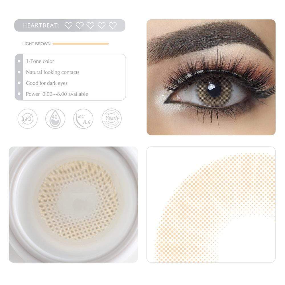 Hidrocor Ochre Yearly Colored Contacts