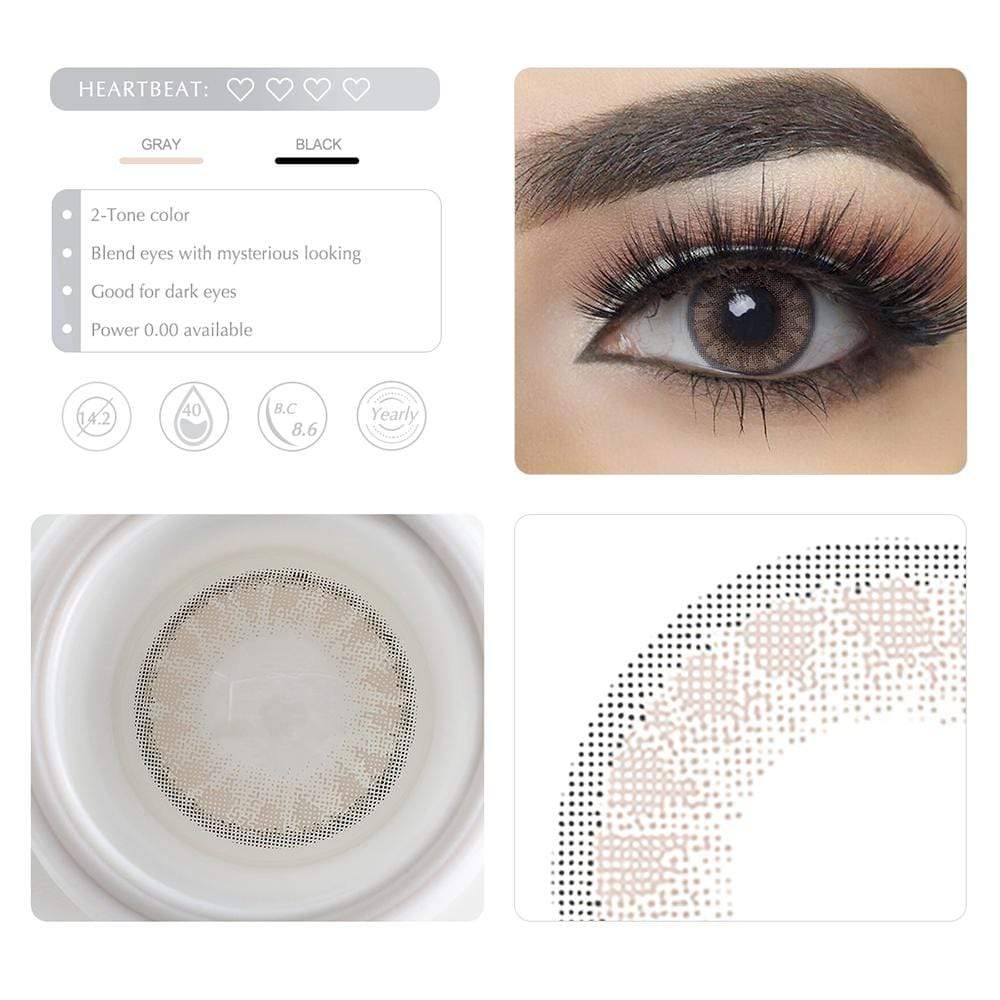 Glass Ball Light Gray Yearly Colored Contacts