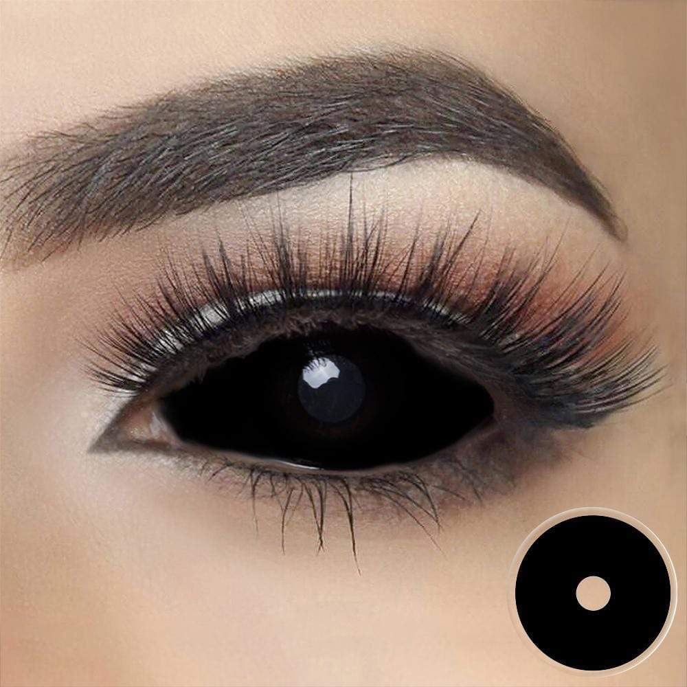 All Black Sclera Contacts for Halloween – Lenself
