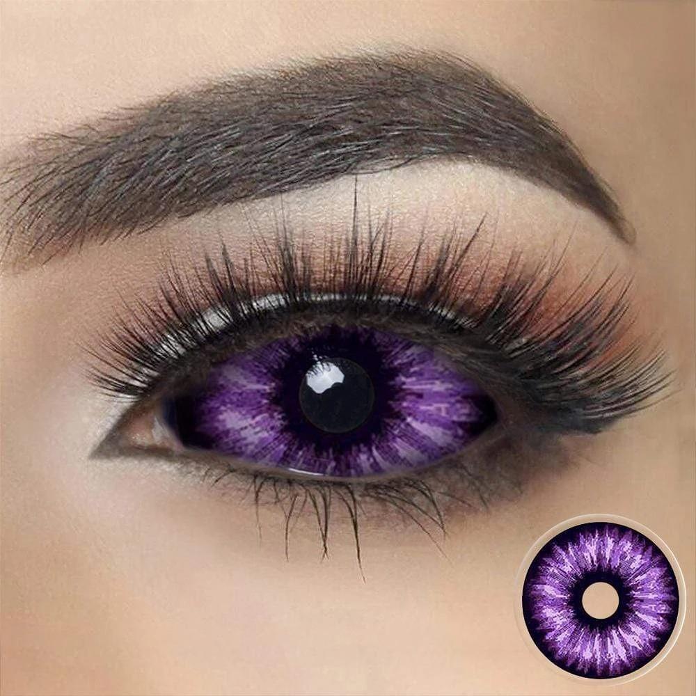 Purple Flash Sclera Halloween Lenses