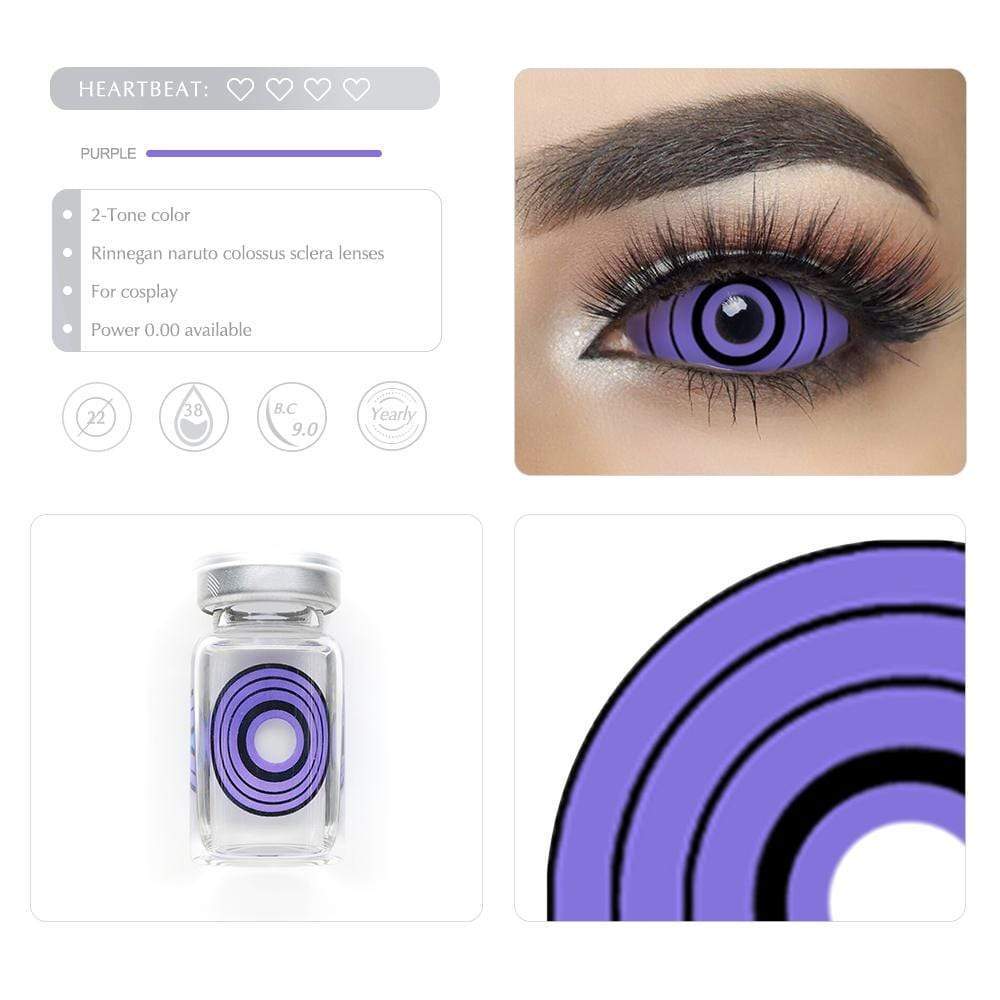 Purple Rinnegan Sclera Halloween Lenses